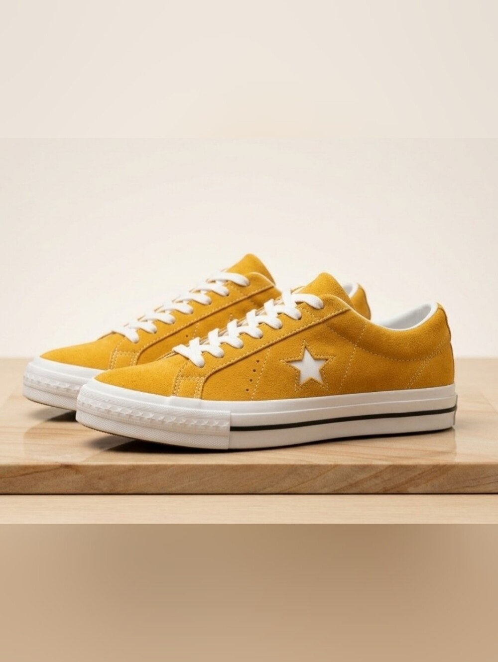 NEW! Converse One Star 85 Yellow Suede Low-Top Sneakers Sz 7.5